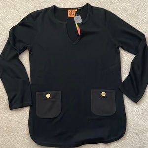 Woman’s Odessa Tory Burch Black Tunic